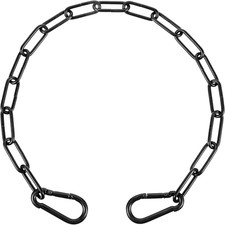 Kette Stahlkette Schwarz, 0.5m