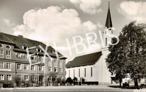Simbach inn pfarrkirche - ak, simbach/inn