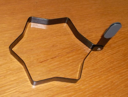 Spiegeleiform metall schwarz - spiegeleiform, metall,schwarz