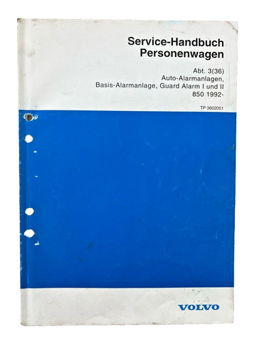 Volvo service handbuch - volvo, service-handbuch