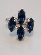 Statement Diamant Navette Ring