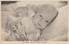 ❤ Original alte TUCK's POSTKARTE_Royal Baby_ 1948_PRINCE_CHARLES_Windsor_England