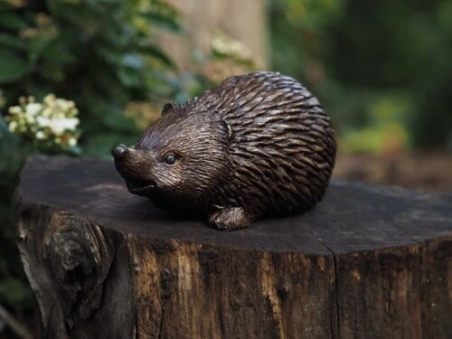 Bronzefigur kleiner igel - bronzefigur, 2