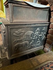 Jotul Offen aus Gusseisen Höhe 80 cm Tiefe 70 cm Breite 35 cm