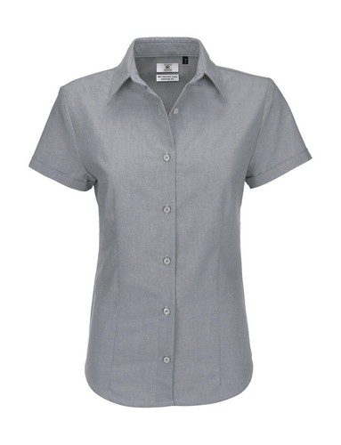 Oxford kurzarm hemd bluse - oxford,