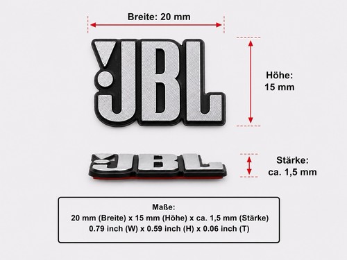 Jbl lautsprecher aufkleber - 4x,