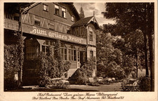 AK GRUSS AUS SCHLESIEN FRIEDLAND WALDENBURG BRESLAU GASTHAUS z GRÜNEN KRANZ 1930