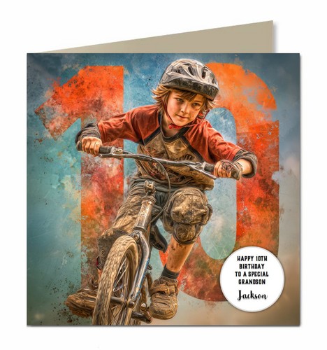 Geburtstagskarte bmx - geburtstagskarte,
