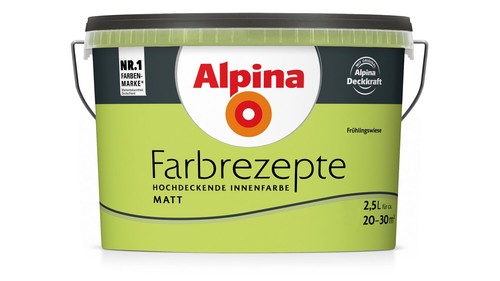 Alpina farbrezepte wandfarbe - alpina,