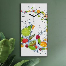 Küchenuhr Bürouhr Leinwand