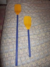 2x Paddel Ruder Boot Schauchboot sehr leicht Kunststoff