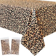 Leopard Kunststoff Tischdecke
