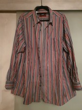 Herrenhemd Walbusch Extraglatt Gestreift 47/48 Langarm
