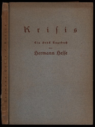 Hesse krisis erste ausgabe - krisis.,