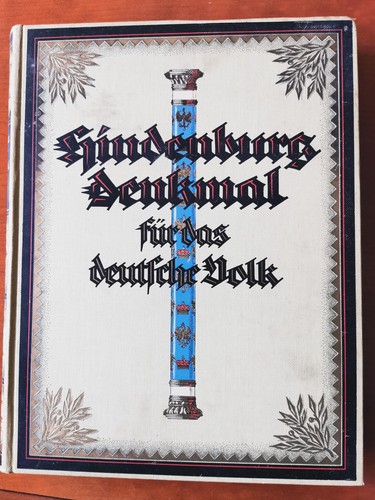 Book hindenburg monument to - book:, "hindenburg