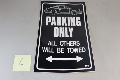 Parking only schw weiß - only,