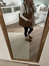 Prada Shopper Cognac Braun Gold Bag Tasche Handtasche 