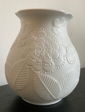 Kaiser Porzellan Vase 639,M.Frey Design, Bisquitporzellan, W. Germany