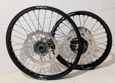 BMW G450X Enduro Radsatz  Behr SAXESS Race schwarz eloxierte Felgen vorn hinten