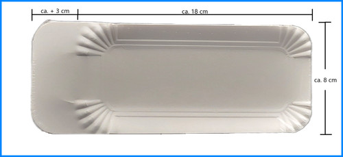 Pappteller 3 cm - x, 8+3