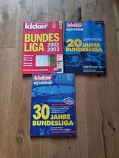3x Kicker Sonderheft Bzw. Kicker spezial 20 30 Jahre Fußball Stecktabelle