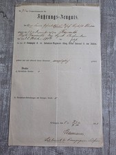Führungszeugnis - Militärisch Stammrolle 1907 - B036-32