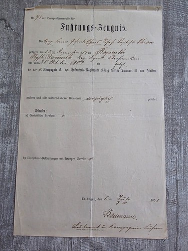 Führungszeugnis - ,