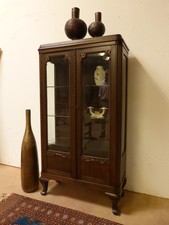 Antike Art-Deco Vitrine 20er