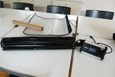 Walimex pro Flex LED 1000 BiColor mit Stativ und Tasche und Steuergerät