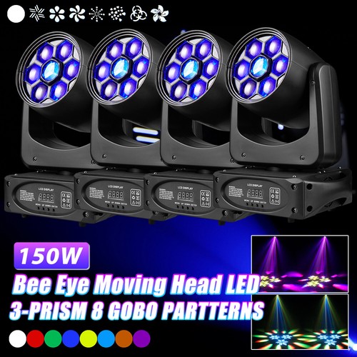 4stk 150w 8gobo - 150w, 3prisma