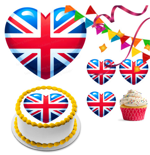 Union jack tortenaufleger - union,
