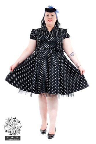 Tee kleid schwarz - schwarz, weiß