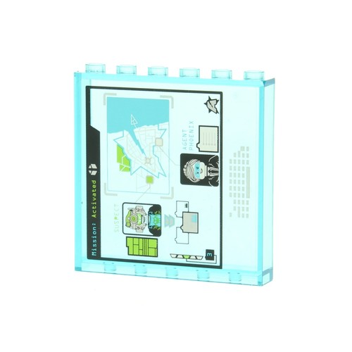Lego panele 1x6x5 - lego,