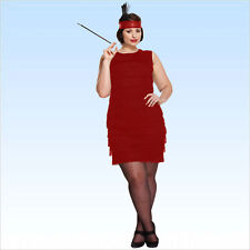 Charleston Kostüm Johanna Gr. XL + Zigarettenhalter Kleid Tanz Josephine Baker