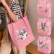 Bedruckte große Cordtasche