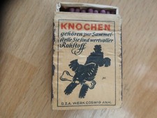 Streichholzschachtel DDR alt