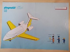 Playmobil Bauanleitung 3185/3352 Aero Line Flugzeug , A4 , 8 Seiten