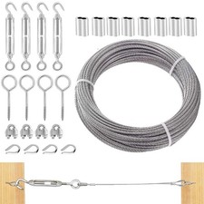 Drahtseil Edelstahl Set