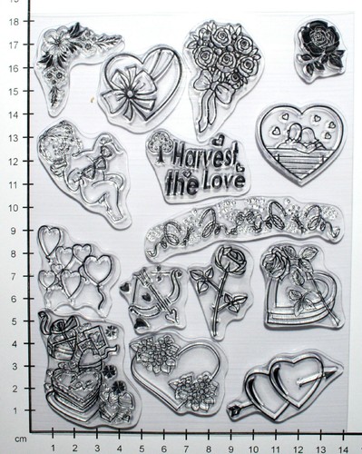 Clear stamps silikon stempel - clear,