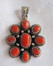 Navajo 925 Silber Anhänger, 9