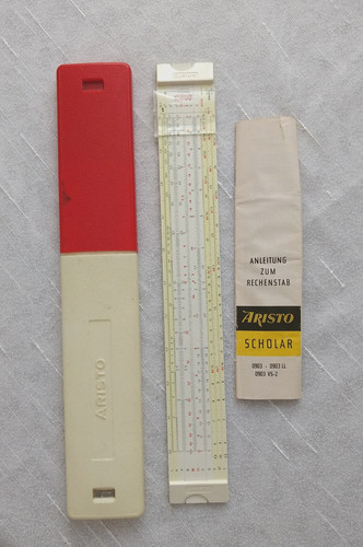 Rechenstab aristo mit hülle - mit,