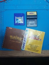 Pokemon Blaue Edition + Pokemon Pinball mit Anleitungen