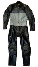 VANSON MarkII RACE SUIT Vintage Motorrad Biker Lederkombi Zweiteiler Anzug 48 M