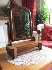 Antik! Biedermeier Spiegel Psyche Klappspiegel Nussbaum  Konsole um 1850