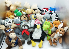 Ferrero Kinder Stofftiere zur Auswahl - Elch Drache Fuchs Pinguin Löwe Wolf Igel