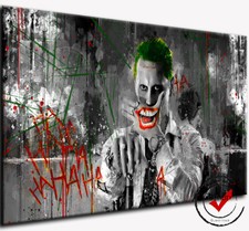 Joker b&w Bild Leinwand Bilder