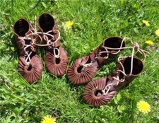 Bundschuhe ohne feste sohle - ohne,