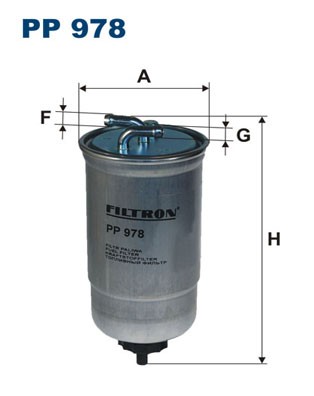 978 filtron fuel filter for - pp,