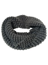 QS S.OLIVER Damen Loop Schal Grau Glitzer Polyacryl Rundschal