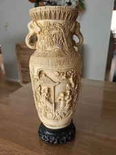 chinesische Urnenvase aus Harzverbundstoff 30 cm Höhe 